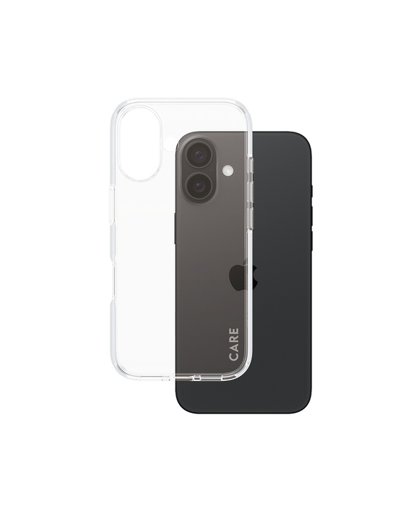 PanzerGlass CARE by  Flagship Case Transparent Urban Combat w. Clear Frame iPhone 16 coque de protection pour téléphones portabl