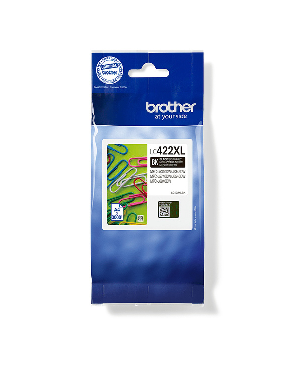 Brother LC422XLBK Cartouche d'encre originale - Noir