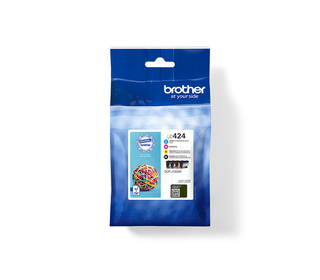 Brother LC424VAL - Pack de 4 cartouches d'encre transparentes