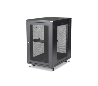 StarTech.com Armoire Rack Serveur 18U à 4 Montants, Armoire Verrouillable 19" pour Ordinateur/AV/Équipement IT, Rack Réseau pour