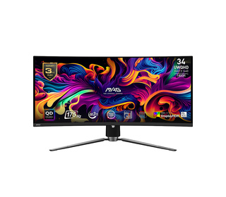 MSI MAG 341CQPDE QD-OLED 34" QD-OLED UltraWide Quad HD 0,03 ms Noir