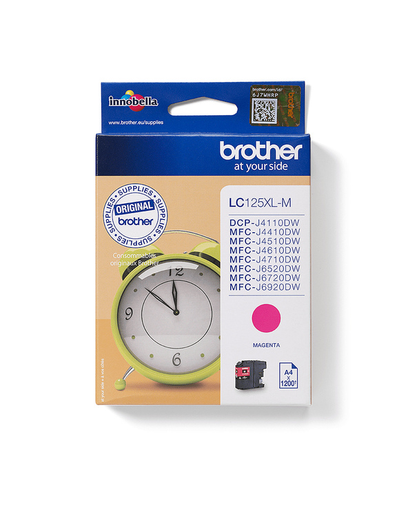 Brother LC125XLM cartouche jet d'encre magenta