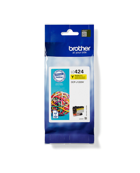 Brother LC424Y - Cartouche d'encre transparente - jaune