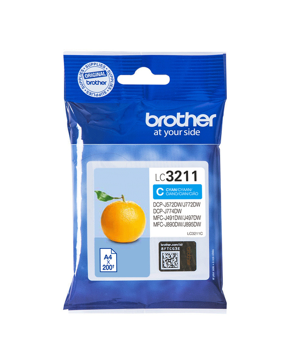 Brother LC3211C - Cartouche d'encre originale - Cyan