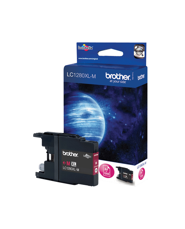 Brother LC1280XLM - Cartouche d'encre originale à haut rendement – Magenta