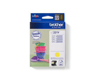 Brother LC221Y - Cartouche d'encre originale - Jaune