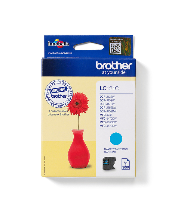 Brother LC121C - Cartouche d'encre originale – Cyan
