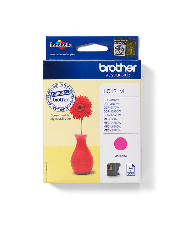 Brother LC121M - Cartouche d'encre originale – Magenta