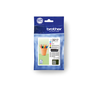 Brother Pack de cartouches d'encre LC3217VAL originales