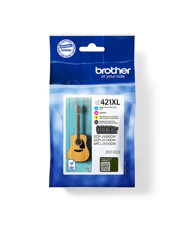 Brother LC421XLVAL - Pack de 4 cartouches d'encre originales