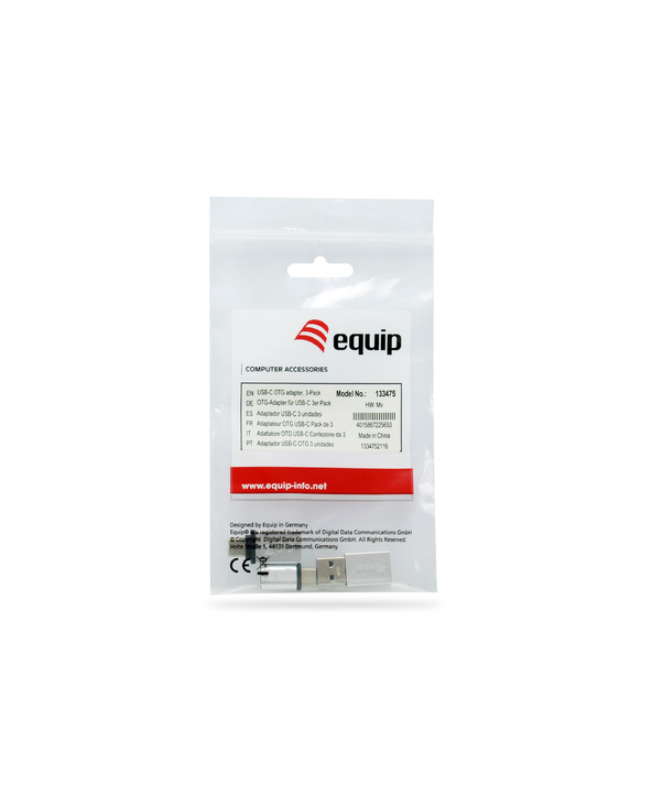 Equip Adaptateur OTG USB-C, 3-Pack