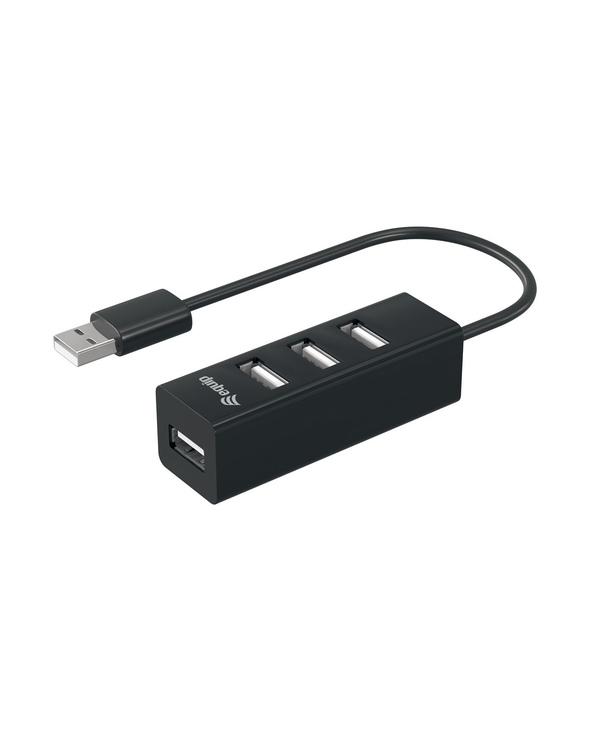 Equip 128955 hub & concentrateur USB 2.0 480 Mbit/s Noir