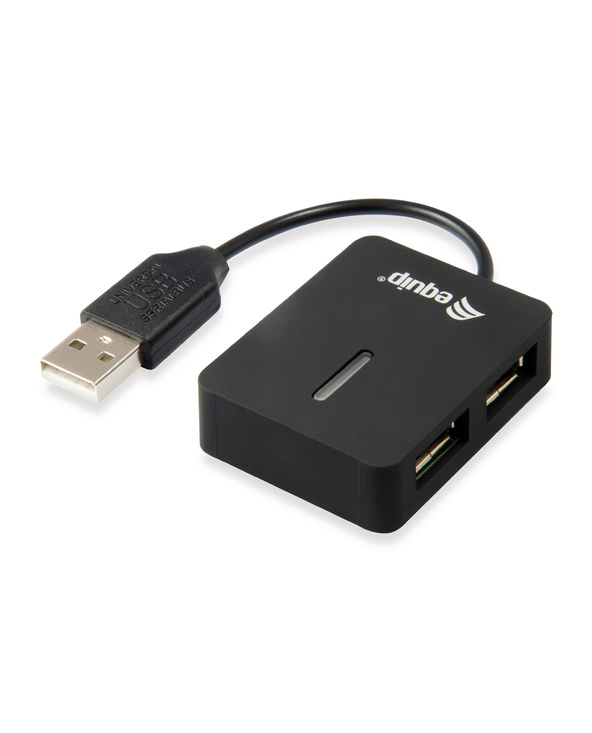 Equip 128952 hub & concentrateur USB 2.0 480 Mbit/s Noir