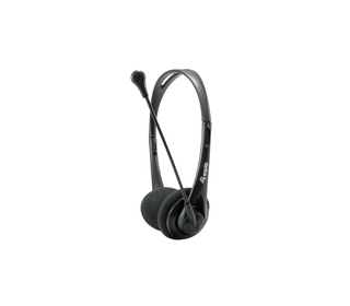 Equip Chat Headset Casque Avec fil Arceau Appels/Musique Noir