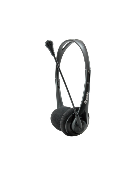 Equip Chat Headset Casque Avec fil Arceau Appels/Musique Noir