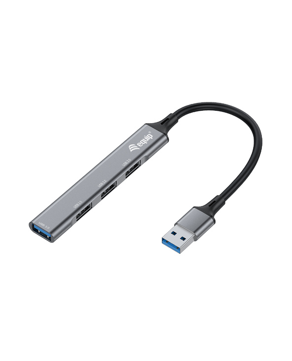 Equip 128960 hub & concentrateur USB 3.2 Gen 1 (3.1 Gen 1) Type-A 5000 Mbit/s Noir, Gris