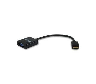 Equip 11903607 câble vidéo et adaptateur HDMI Type A (Standard) VGA (D-Sub) Noir