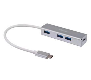 Equip 128958 hub & concentrateur USB 3.2 Gen 1 (3.1 Gen 1) Type-C 5000 Mbit/s Argent
