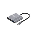 Equip Adaptateur 3 en 1 USB-C vers HDMI / USB-A / USB PD, 4K/60Hz, 100W USB PD