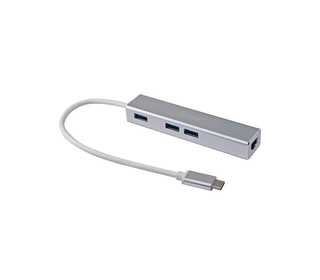 Equip Hubs USB-C à 3 ports USB 3.0 avec adaptateur Gigabit