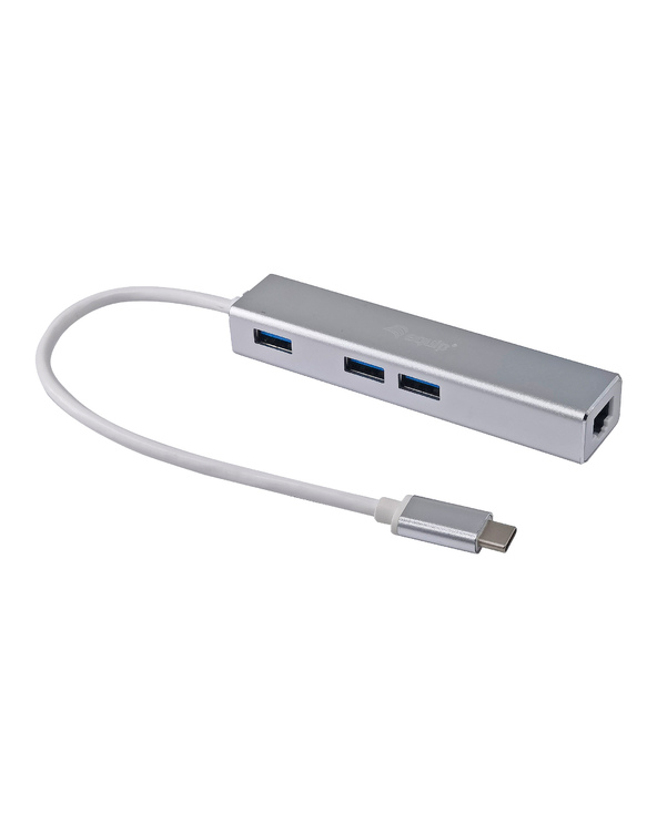 Equip Hubs USB-C à 3 ports USB 3.0 avec adaptateur Gigabit