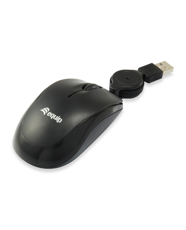 Equip 245103 souris Voyage Ambidextre USB Type-A Optique 1000 DPI
