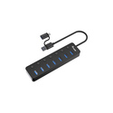 Equip 128965 hub & concentrateur USB 3.2 Gen 1 (3.1 Gen 1) Type-A 5000 Mbit/s Noir