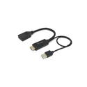 Equip 119039 câble vidéo et adaptateur 0,15 m HDMI Type A (Standard) DisplayPort Noir