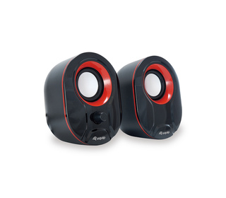 Equip 245332 haut-parleur Noir, Rouge Avec fil 3 W