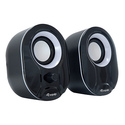Equip 245333 haut-parleur Noir, Blanc Avec fil 3 W