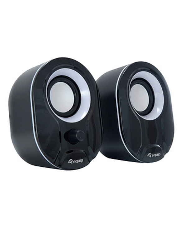Equip 245333 haut-parleur Noir, Blanc Avec fil 3 W