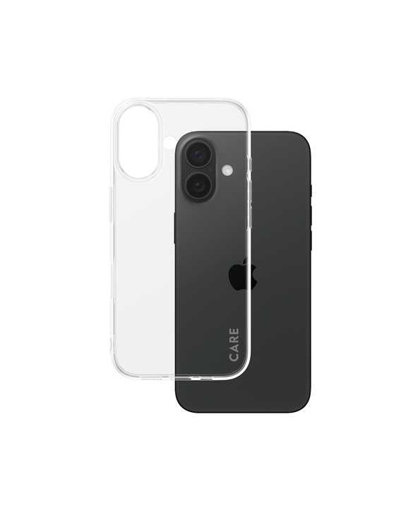 PanzerGlass CARE by  Fashionable Case Transparent X-Ray Soft Basic iPhone 16 coque de protection pour téléphones portables Houss