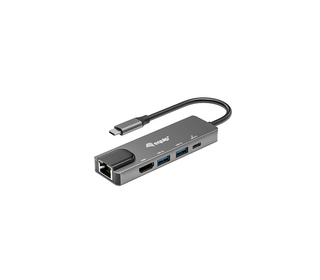 Equip Adaptateur multifonction USB-C 5 en 1, HDMI, Gigabit LAN, USB 3.2 GEN1, 100W USB PD