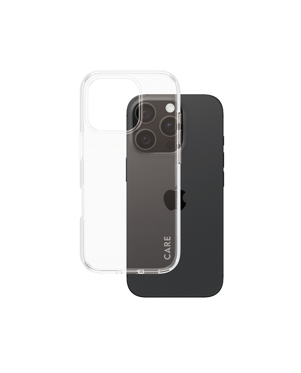 PanzerGlass CARE by  Flagship Case Transparent Urban Combat w. Clear Frame iPhone 16 Pro coque de protection pour téléphones por