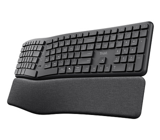 Trust Keyra Clavier sans fil multi-appareils ergonomique