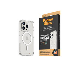 PanzerGlass  HardCase Transparent w. White MagSafe & D3O iPhone 15 Pro coque de protection pour téléphones portables 15,5 cm (6.