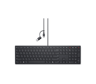 DELL Clavier filaire de collaboration Pro - KB525C - États-Unis international (QWERTY)