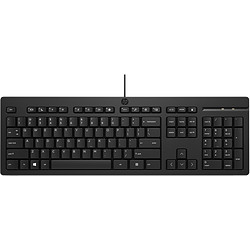 HP 125 G2 USB WD KBD FR clavier Bureau Noir