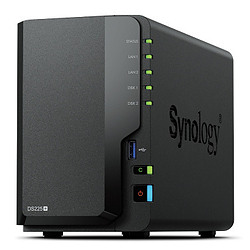 Synology DS225+ 2 Bay NAS Bureau Intel Celeron J4125 2 Go DDR4 Synology DSM Noir