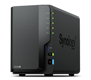 Synology DS225+ 2 Bay NAS Bureau Intel Celeron J4125 2 Go DDR4 Synology DSM Noir
