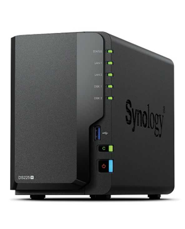 Synology DS225+ 2 Bay NAS Bureau Intel Celeron J4125 2 Go DDR4 Synology DSM Noir