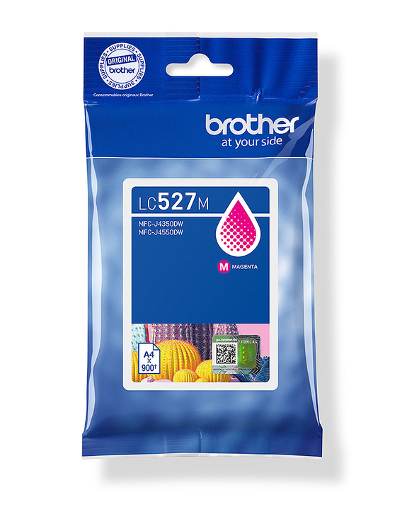 Brother Cartouche d'encre authentique LC527M - Magenta