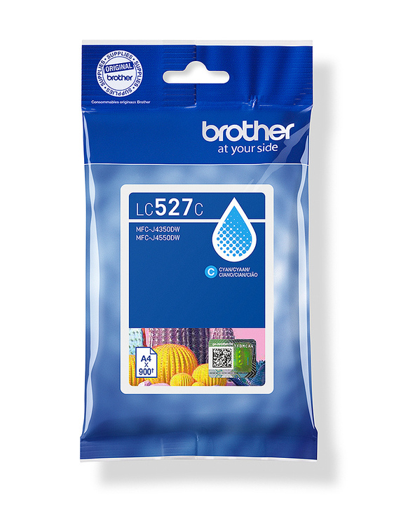 Brother Cartouche d'encre authentique LC527C - Cyan