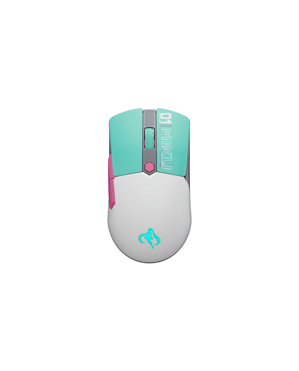 ASUS TUF Gaming Mini Wireless Mouse Hatsune Miku Edition souris Jouer Droitier RF Wireless + Bluetooth + USB Type-A Optique 1200