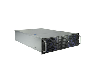 Inter-Tech 3U-30765 Support Noir