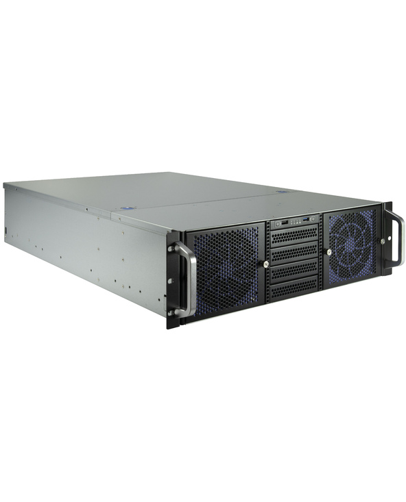 Inter-Tech 3U-30765 Support Noir