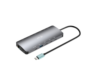 i-tec Metal USB-C Nano 3x Display Dock, 2x HDMI 1x USB-C video + Power Delivery 140W