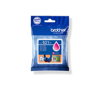 Brother LC521M Cartouche d'encre authentique - Magenta