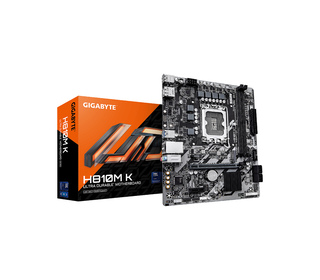 GIGABYTE H810M K Carte Mère – Processeurs Intel Core Ultra (Série 2), VRM 3+1+2 phases, jusqu'à 6400 MHz DDR5, 1 x M.2 PCIe 4.0,