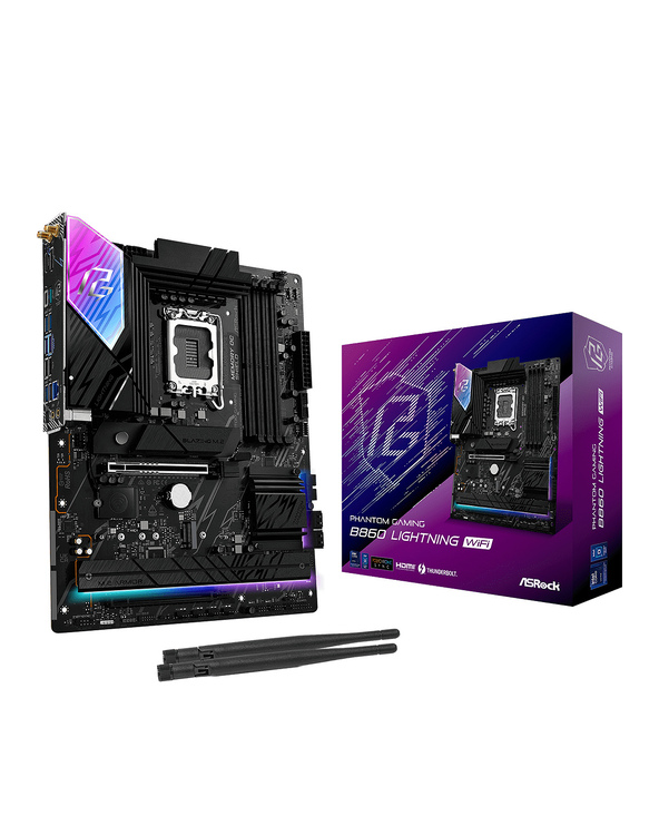 Asrock B860 Lightning WiFi Intel B860 LGA 1851 (Socket V1) ATX